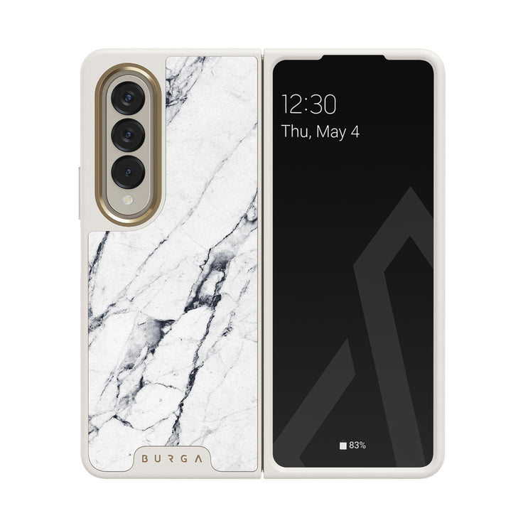 Satin White - Samsung Galaxy Z Fold 4 Mobilskal