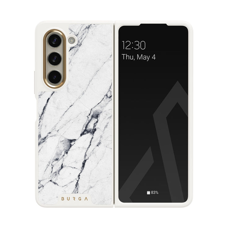 Satin White - Samsung Galaxy Z Fold 5 Mobilskal