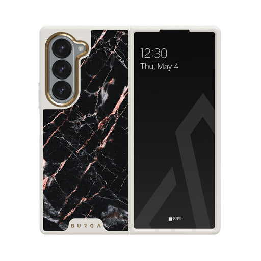 Rose Gold Marble - Samsung Galaxy Z Fold 6 Mobilskal