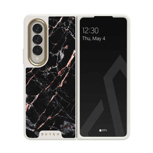 Rose Gold Marble - Samsung Galaxy Z Fold 4 Mobilskal